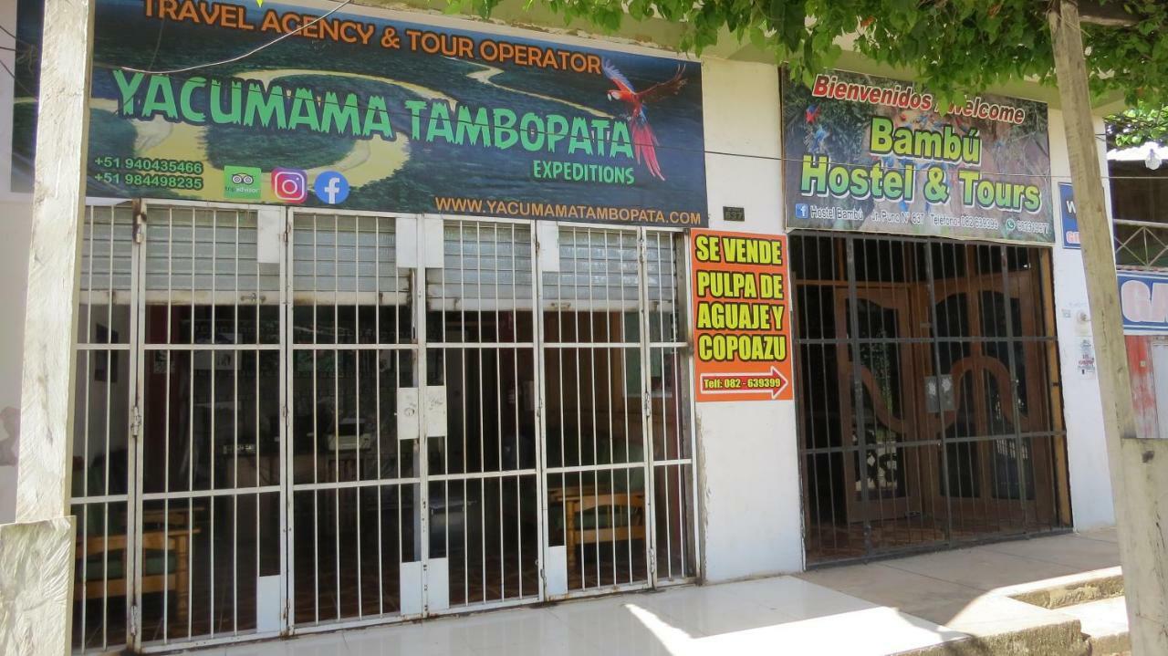 Tambopata Hostel Bambu بويرتو مالدونادو المظهر الخارجي الصورة